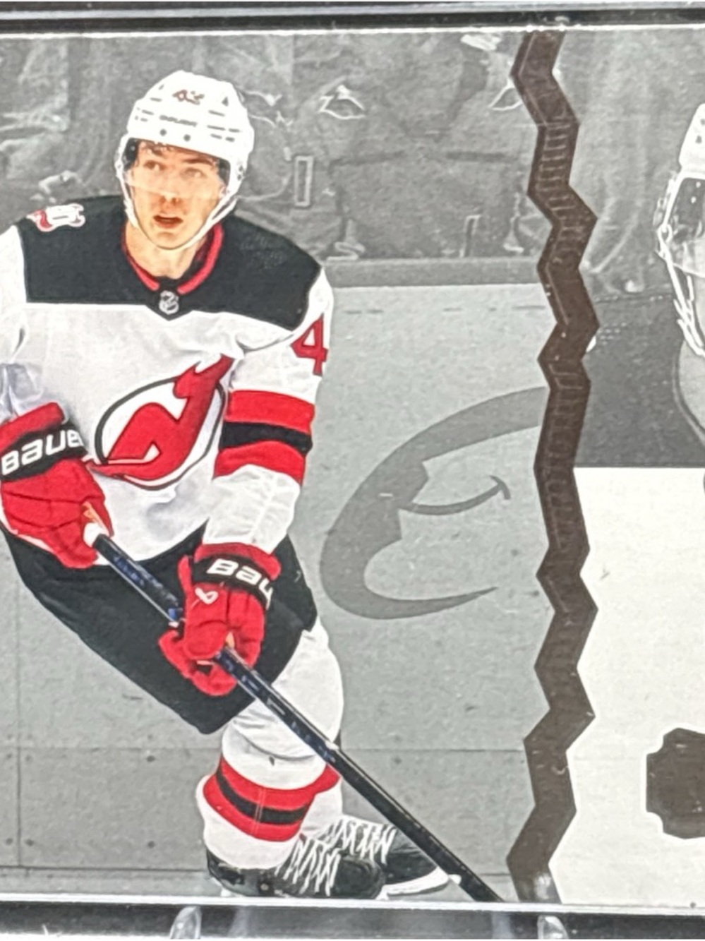 Upper Deck Luke Hughes Rookie NHL Player Trading Card